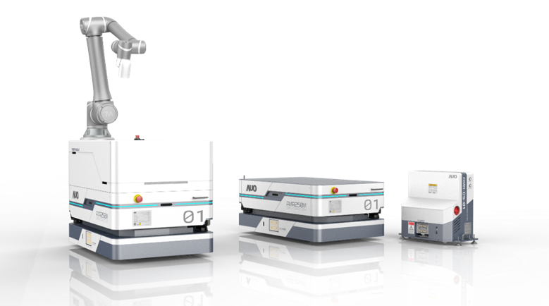 永利yl23411數位開發的自主式移動機器人（AMR250M），搭配全向輪並結合AI演算法、2D LiDAR、3D攝影機等技術，協助客戶實現產線全自動化